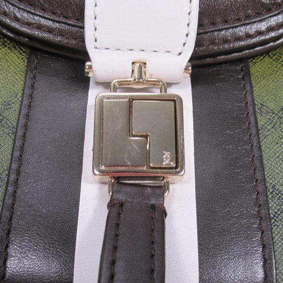 L.A.M.B. Carlisle Foldover Clutch in Ombre Rasta with Dust Bag - Gwen Stefani - Picture 13 of 16